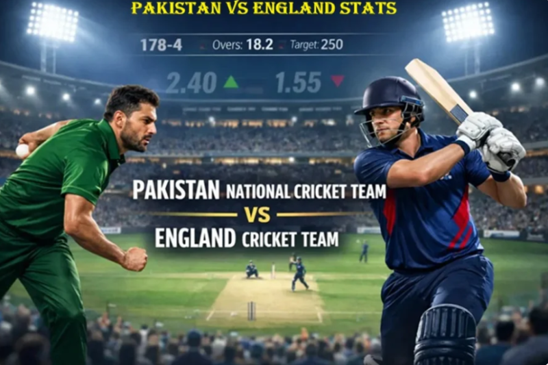 England Cricket Team vs Pakistan National Cricket Team Stats